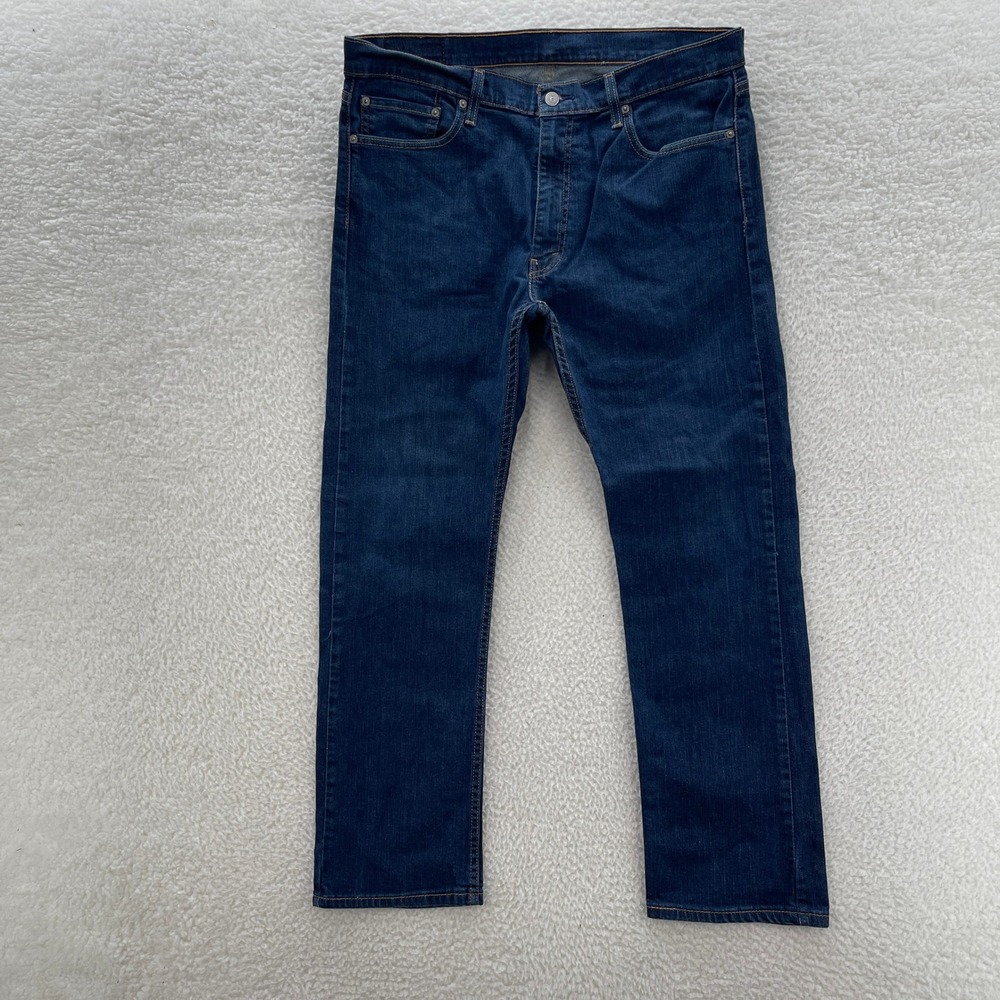 Levis 511 Jeans Mens 36x30 Blue Slim Fit Dark Wash Stretch Preppy Office Casual